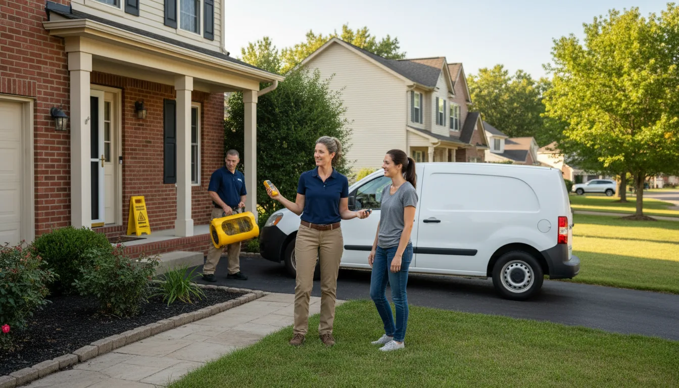 Water restoration image for Dehumidification And Cleanup Services in Darlington, SC